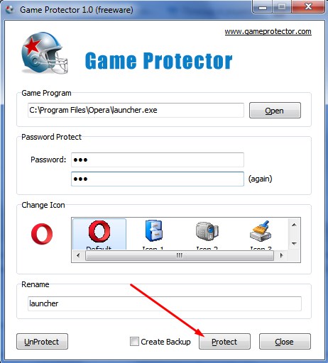 Якщо ви користуєтеся програмою, яка не працює з такими розширеннями, можете скористатися безкоштовною утилітою   Game Protector   - вона дозволяє встановити пароль на будь-яку програму