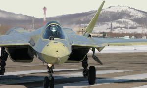 29-го січня 2010 року в повітря піднявся перший прототип Російського винищувача п'ятого покоління Т-50-1