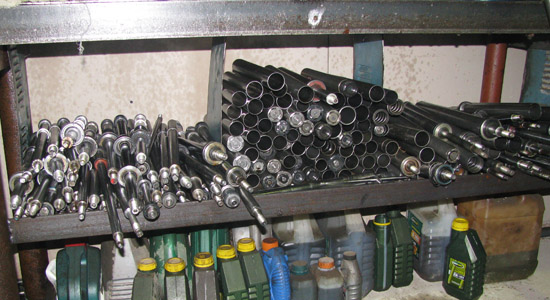 Відремонтовані системи амортизаторів, готові до установки