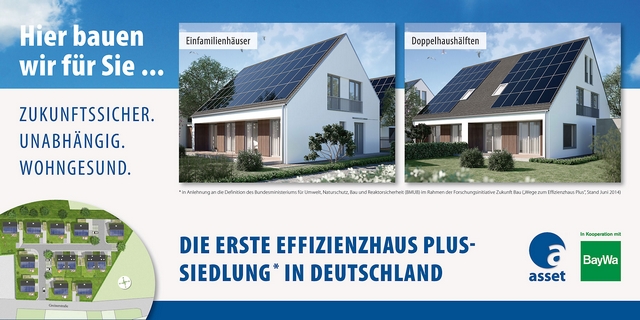 Для будівництва будинків цього селища застосовувався стандарт підвищеної енергоефективності - KfW-Effizienzhaus 55, вимога якої - не перевищення витрат первинної енергії на більш ніж 55% від діючої державної норми
