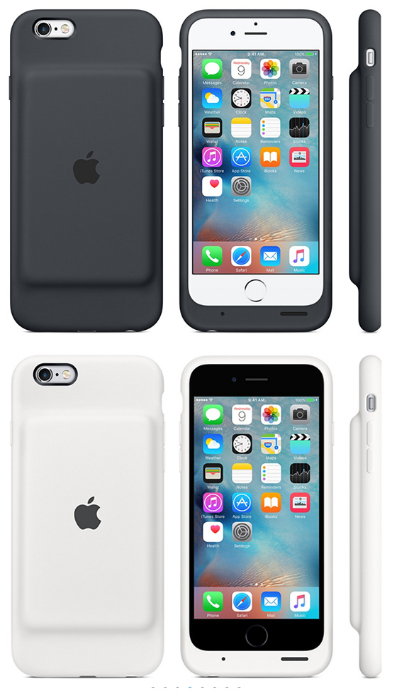 Аксесуар випускається в двох кольорах, темно-сірий і білий, з рожевим iPhone 6S білий виглядає дуже добре, можете самі побачити це на фото